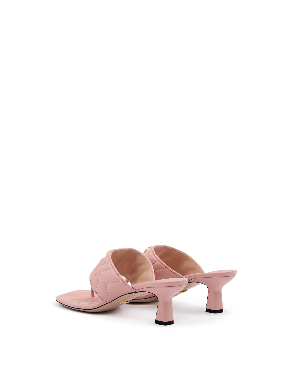 Gucci Mystic Pink Charlotte Sandalen aus Nappaleder