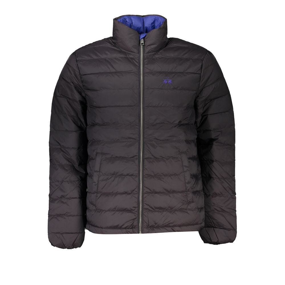 La Martina Schwarze Polyamid Herren Jacke