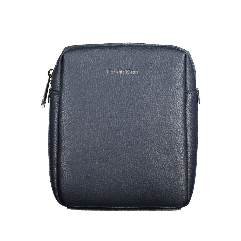 Calvin Klein Blaue Schultertasche aus Polyester