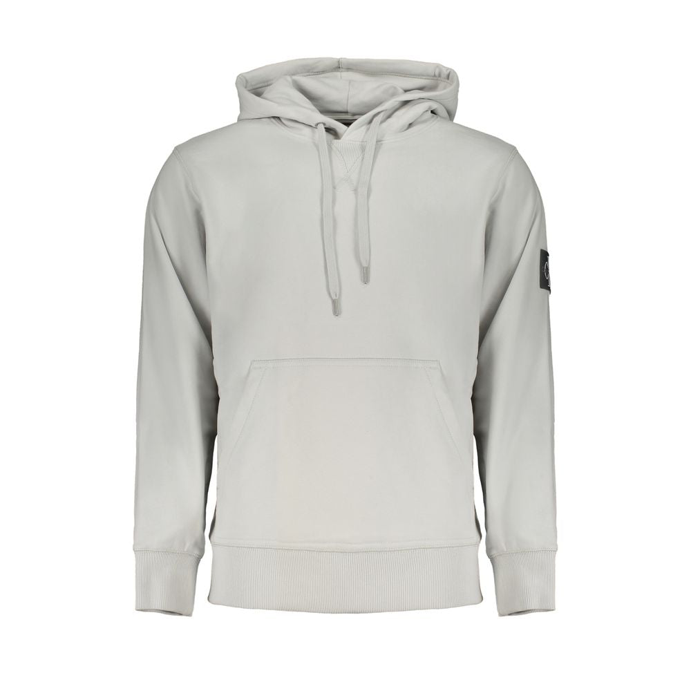 Calvin Klein Grauer Baumwollpullover für Männer