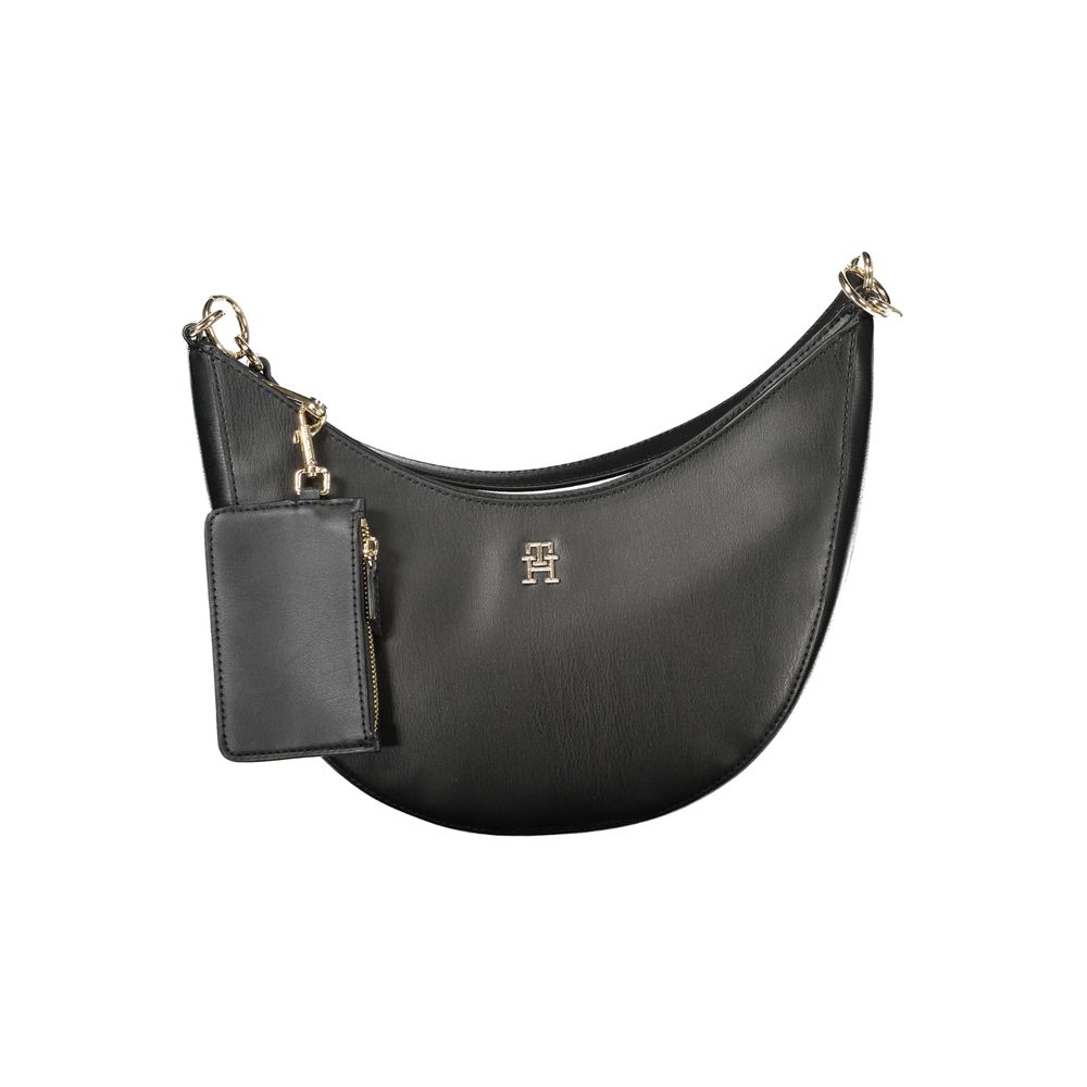 Tommy Hilfiger Handtasche aus schwarzem Polyethylen