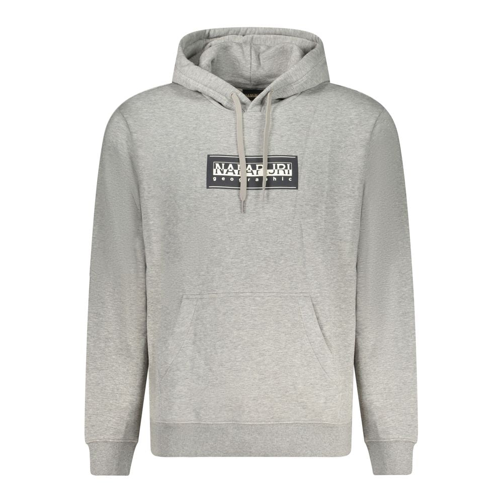 Napapijri Grauer Baumwollpullover für Männer