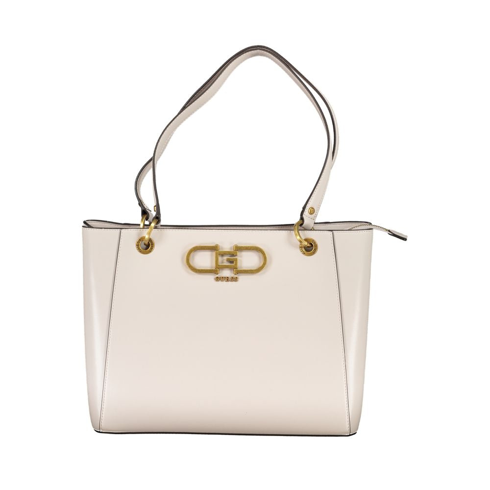 Guess Jeans Braun Polyethylen Frauen Handtasche