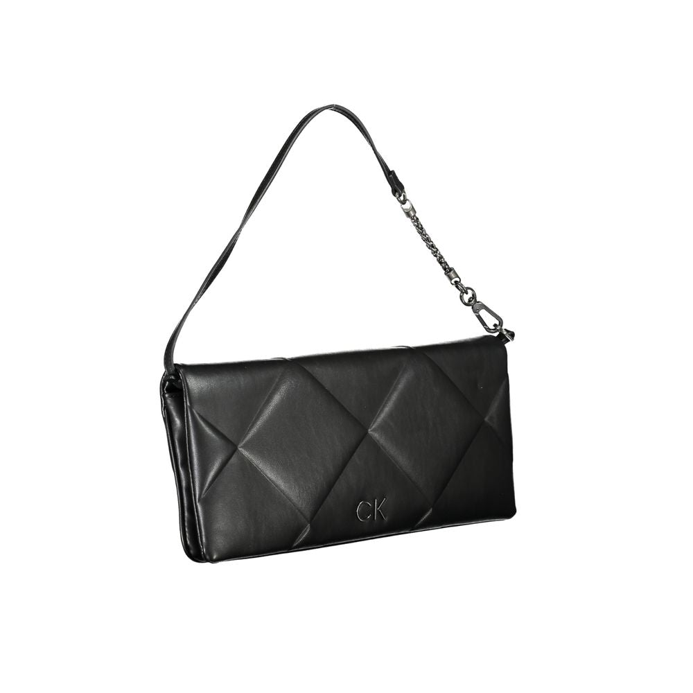 Calvin Klein Schwarze Polyester Handtasche