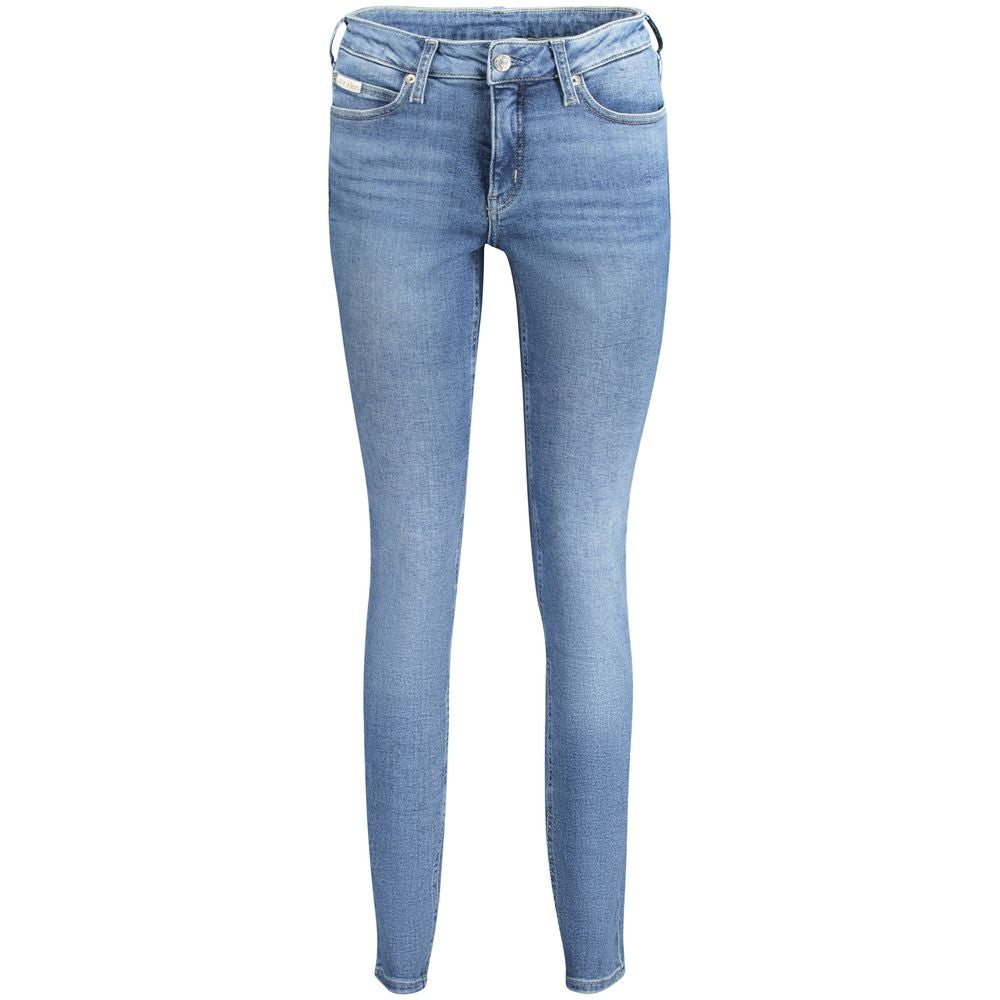 Calvin Klein Blaue Baumwoll-Jeans aus Denim