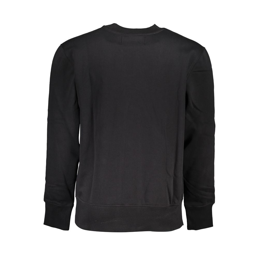 Calvin Klein Schwarzer Baumwollpullover für Männer