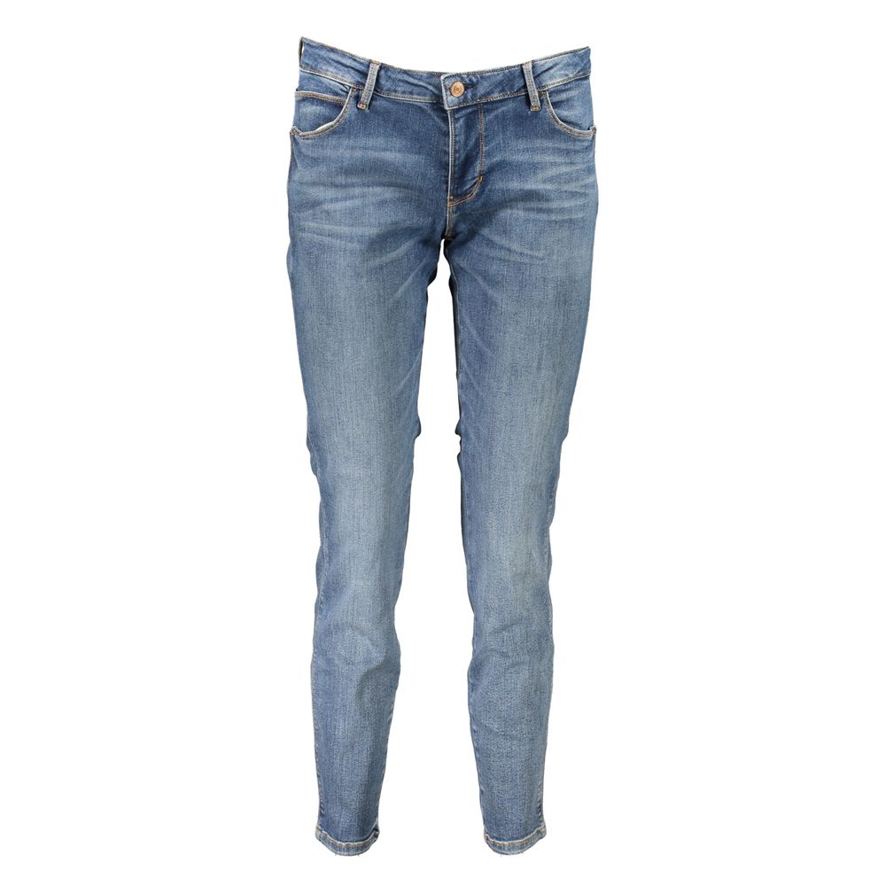 Guess Jeans Blaue Bio-Baumwolljeans für Frauen
