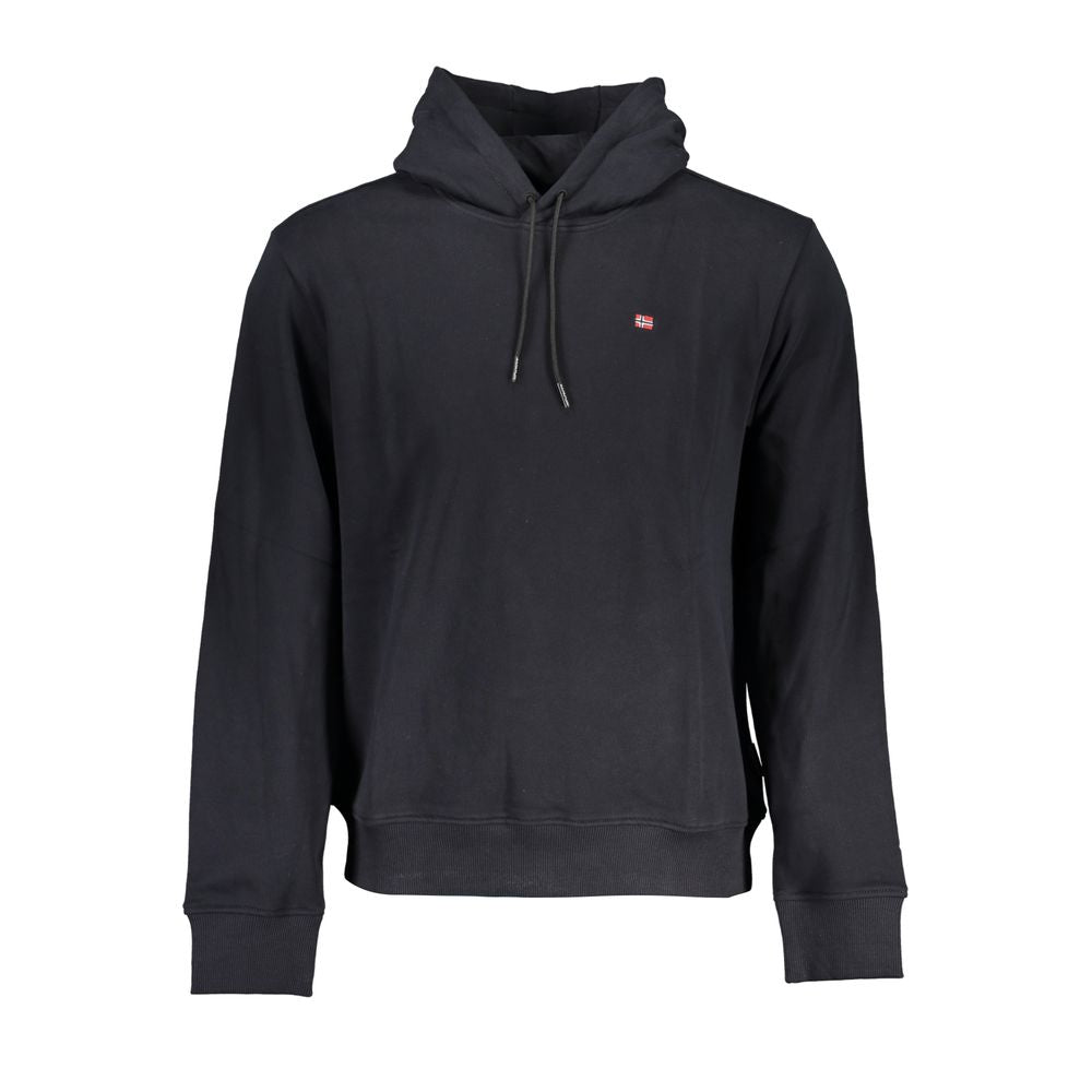 Napapijri Schwarzer Baumwollpullover für Männer