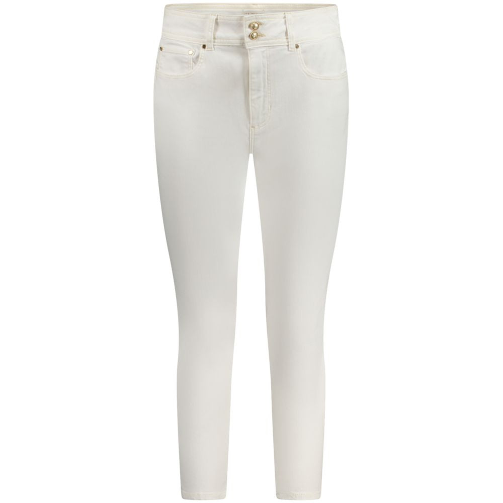 Guess Jeans Weiße Skinny-Jeans aus Baumwolle für Frauen
