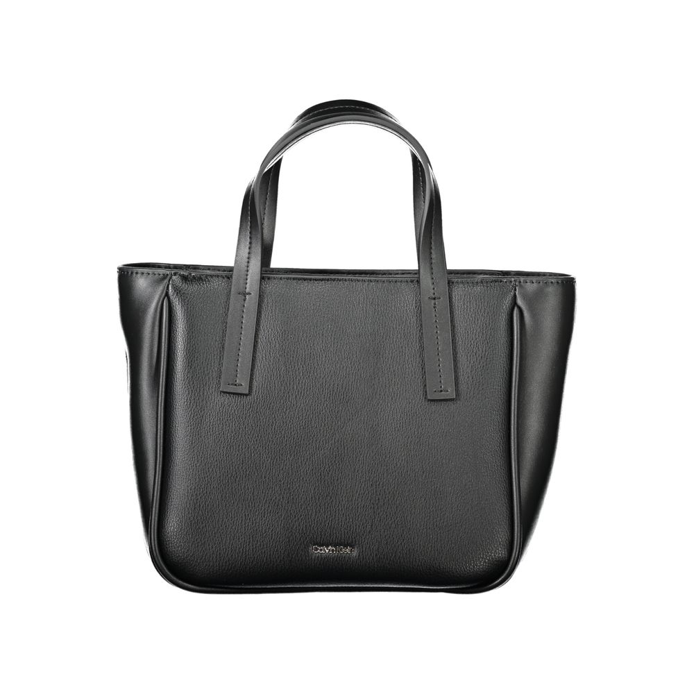 Calvin Klein Schwarze Polyester-Handtasche