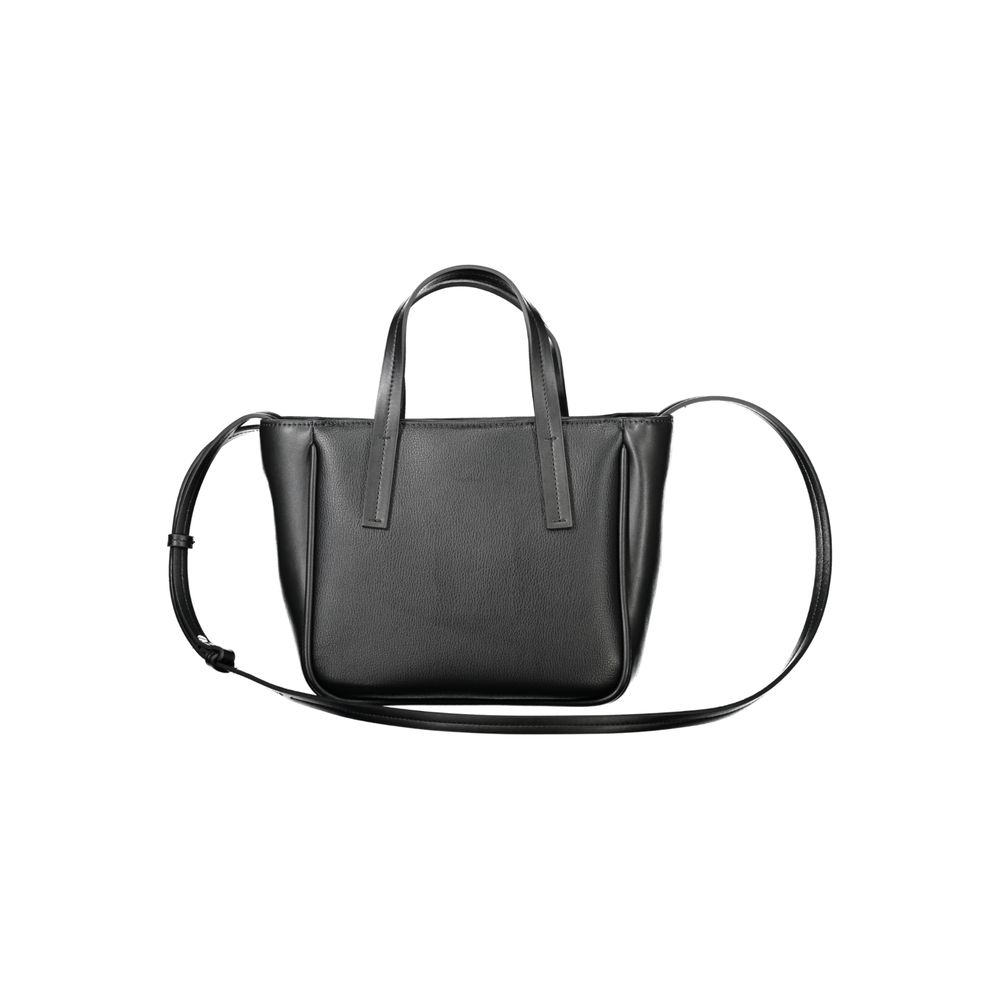 Calvin Klein Schwarze Polyester-Handtasche