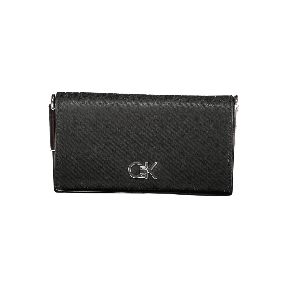 Calvin Klein Schwarze Polyester-Handtasche
