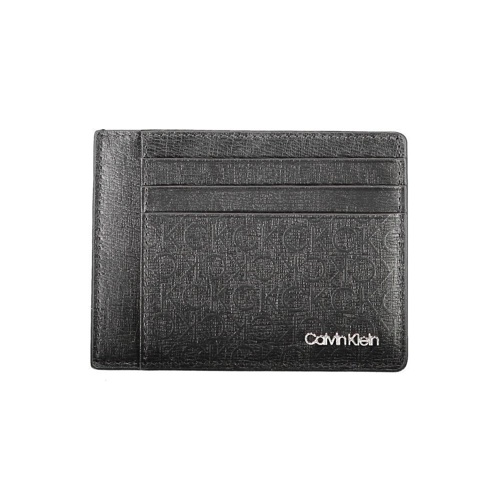 Calvin Klein Schwarzes Polyester-Portemonnaie