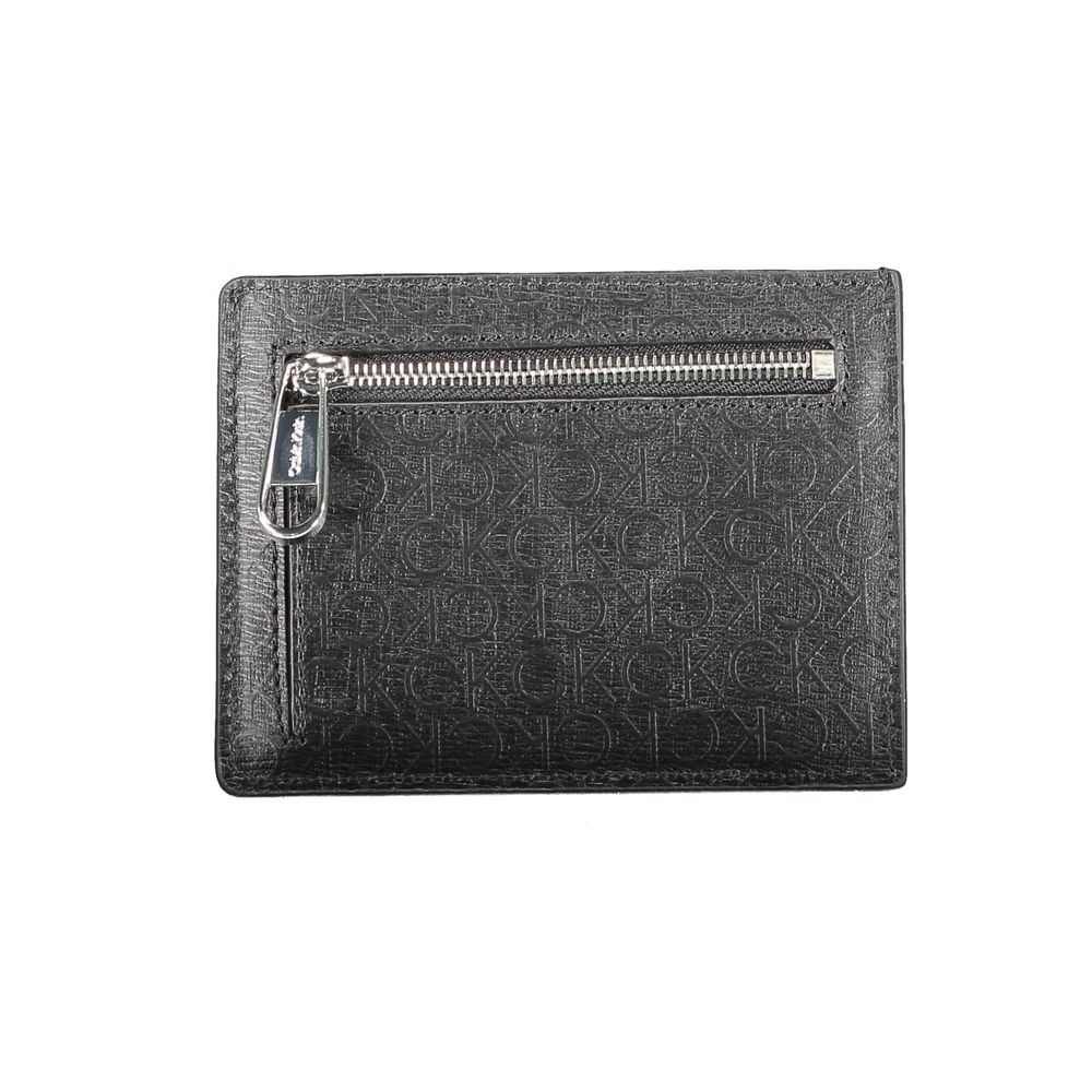Calvin Klein Schwarzes Polyester-Portemonnaie