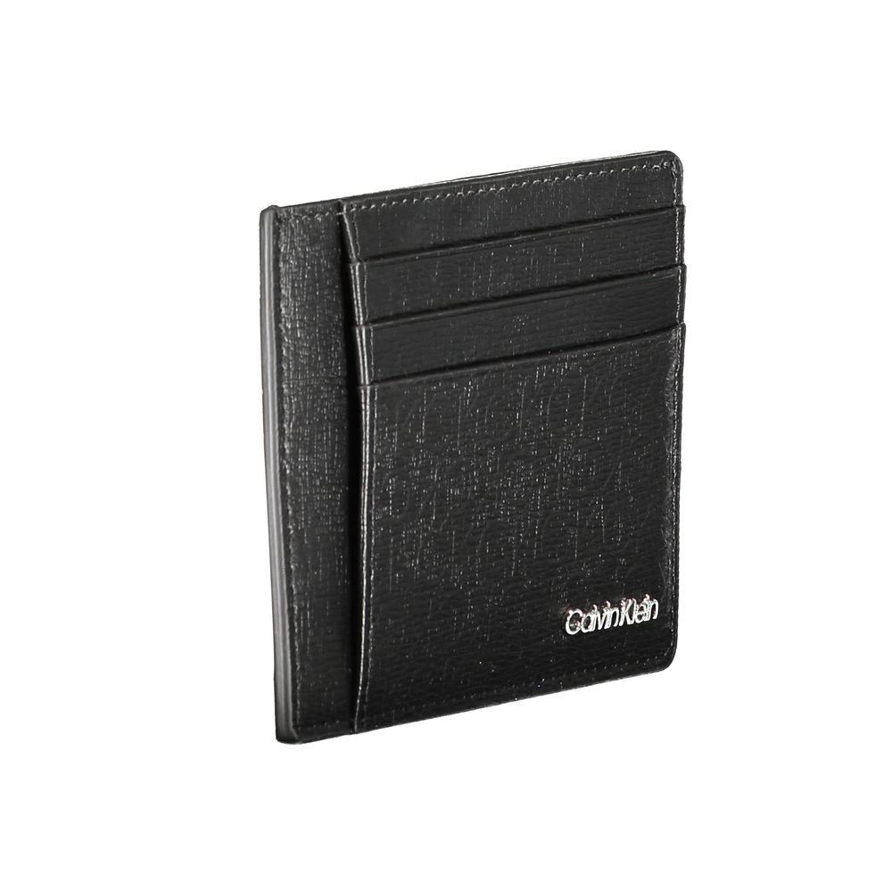 Calvin Klein Schwarzes Polyester-Portemonnaie