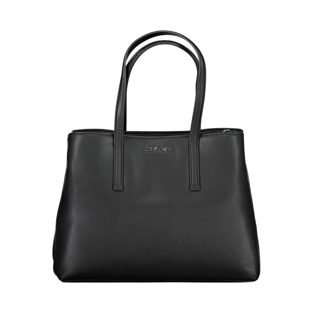 Calvin Klein Schwarze Polyester-Handtasche