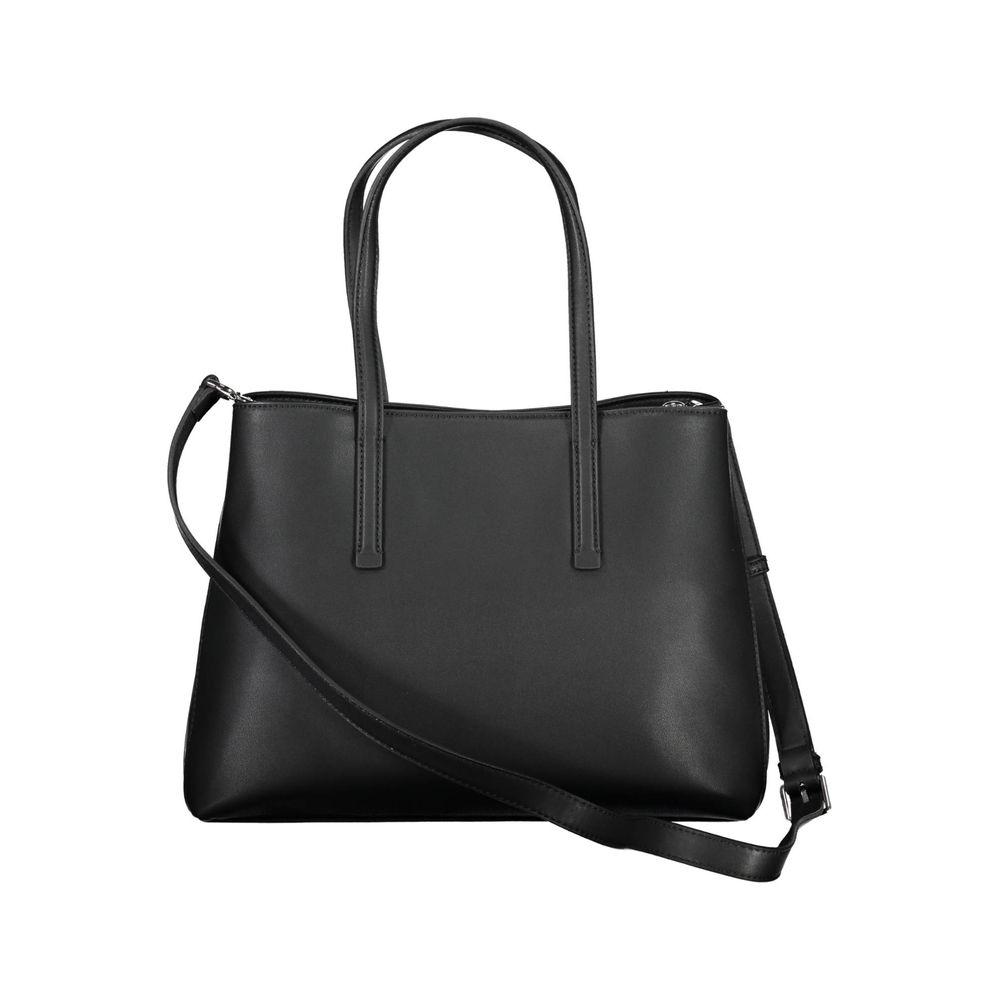 Calvin Klein Schwarze Polyester-Handtasche