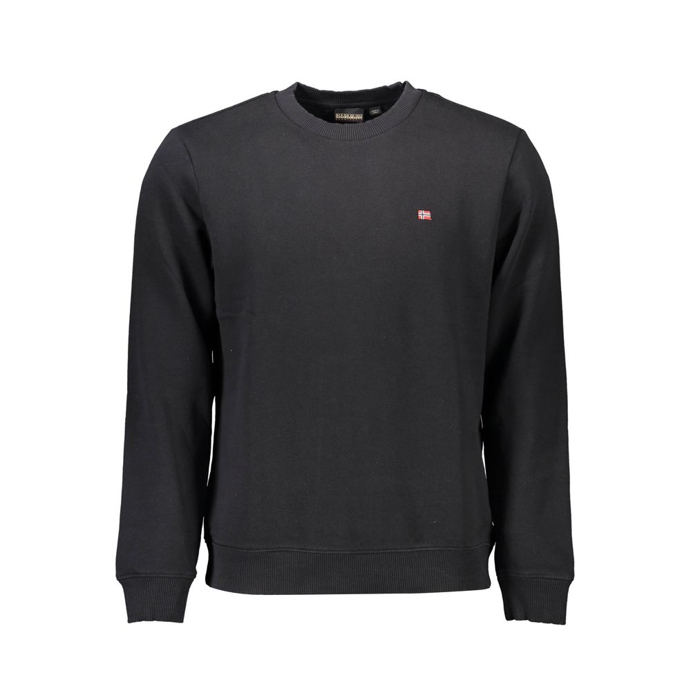 Napapijri Baumwoll-Sweatshirt in Schwarz