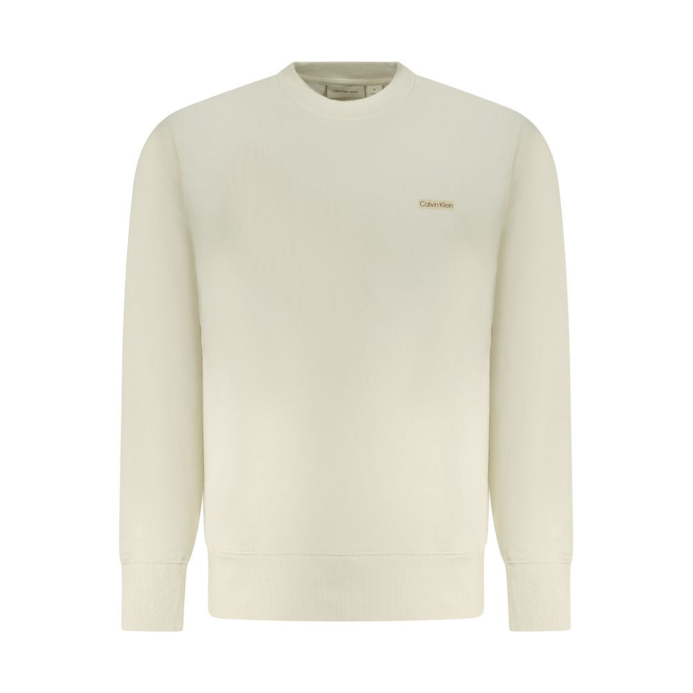 Calvin Klein Beiger Baumwoll-Sweatshirt