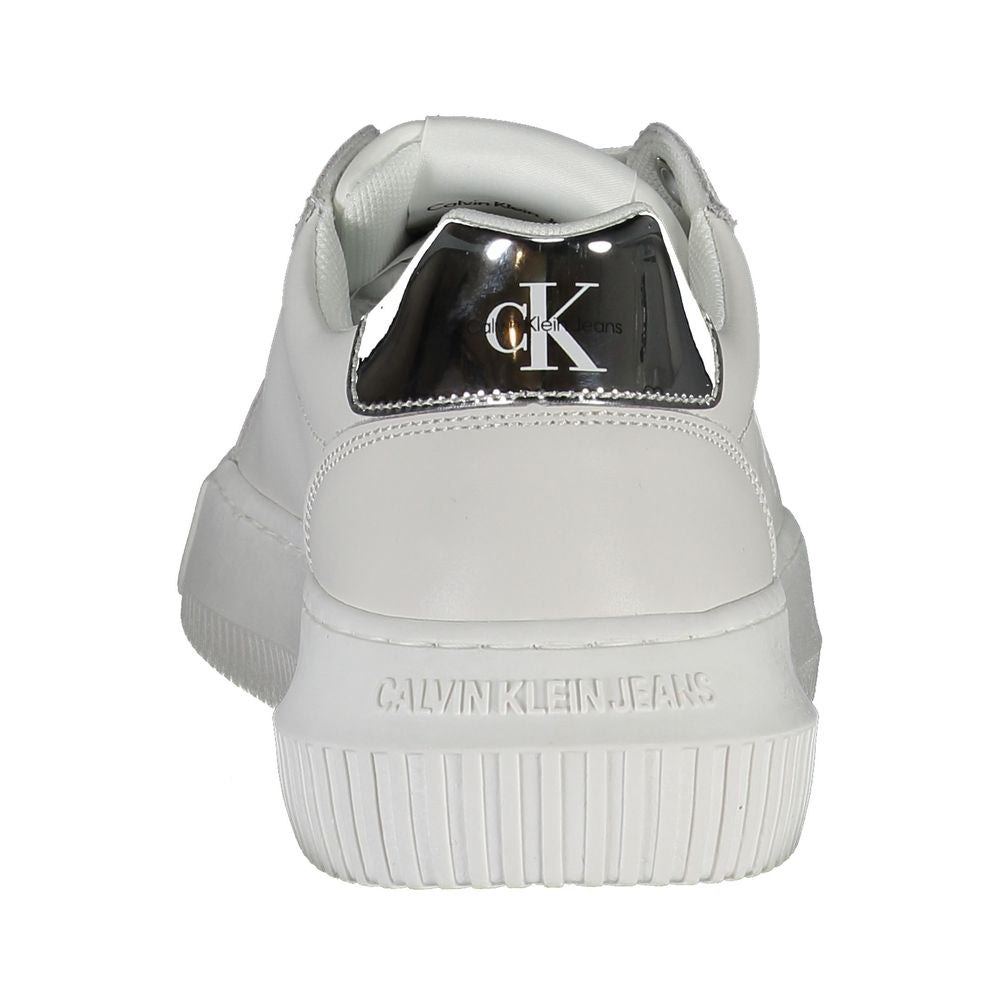 Baskets Calvin Klein en polyester blanc