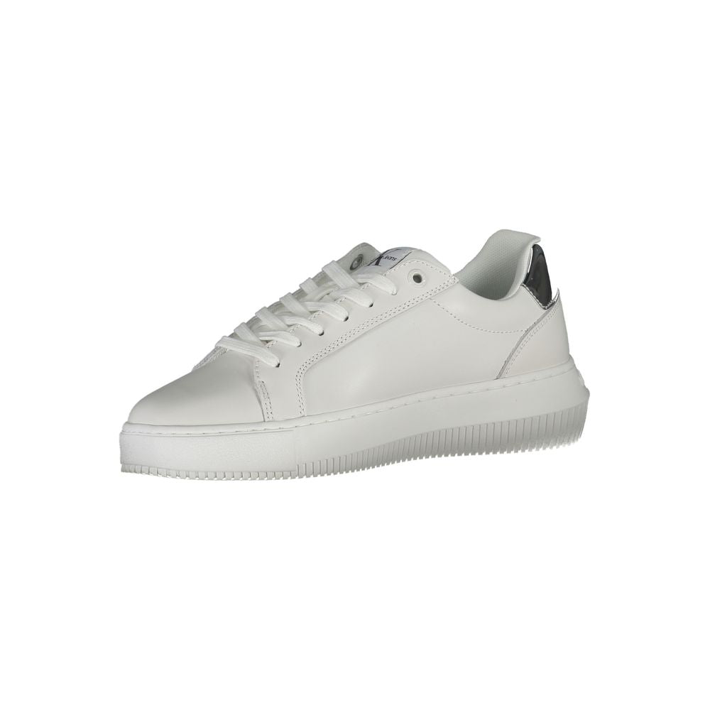 Baskets Calvin Klein en polyester blanc