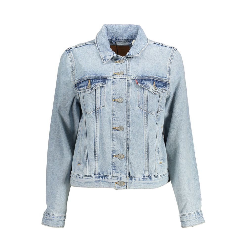 Levi's Hellblaue Baumwolle Frauen Jacke