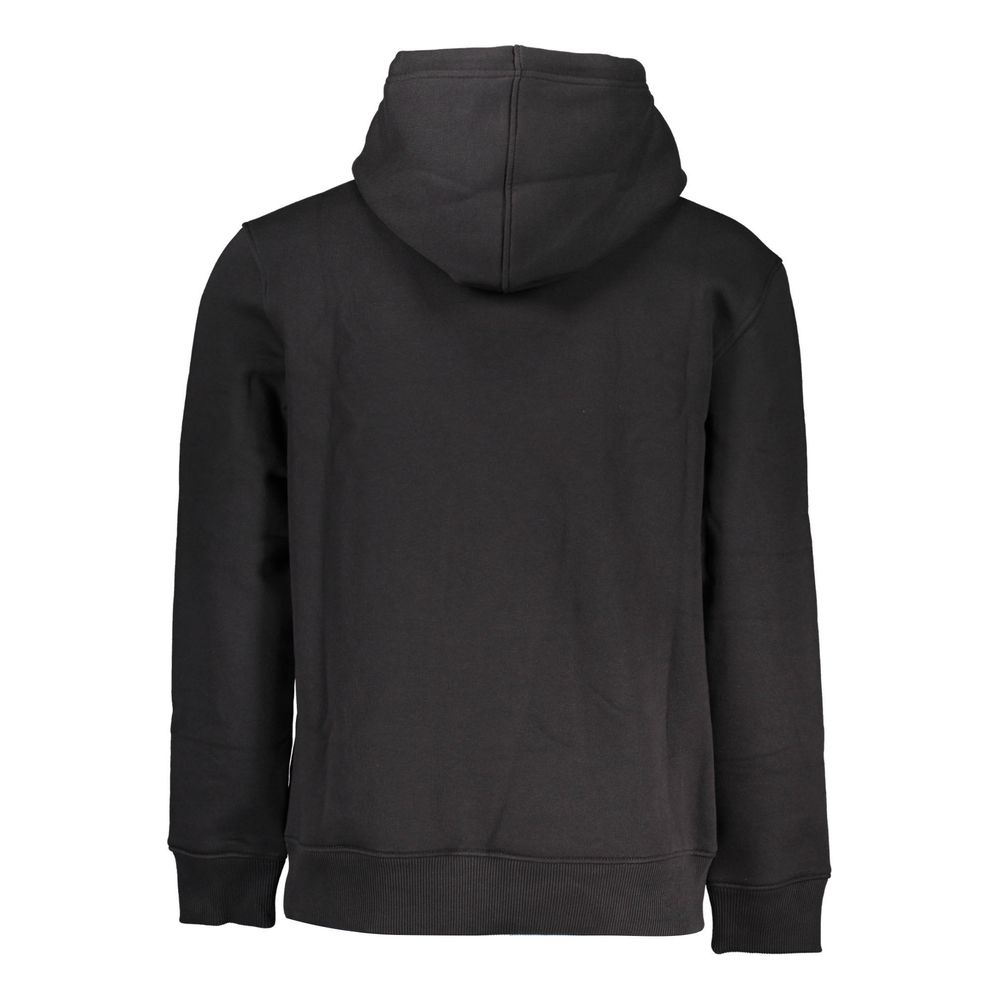 Calvin Klein Schwarzer Baumwoll-Sweater Hoodie für Männer