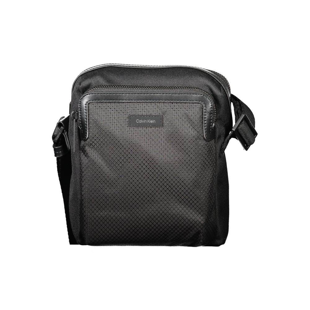 Calvin Klein Schwarze Schultertasche aus Polyester