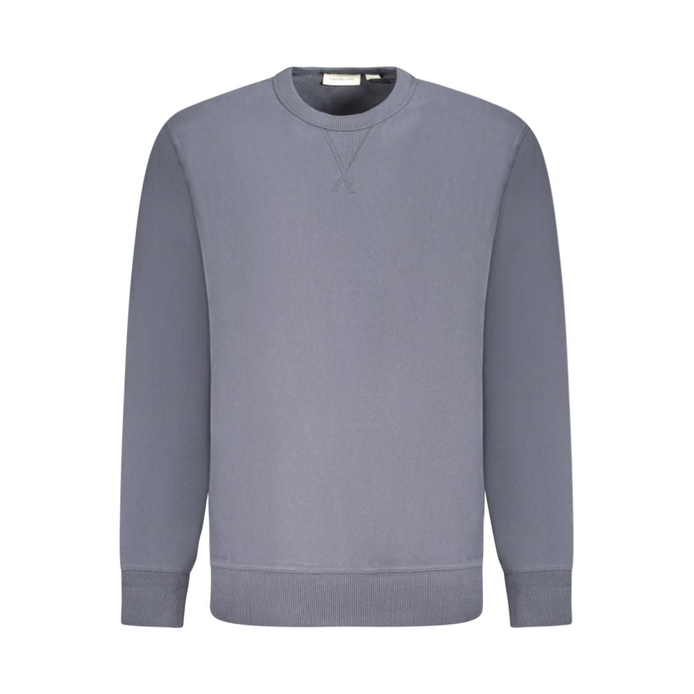 Calvin Klein Baumwoll-Sweatshirt in Blau