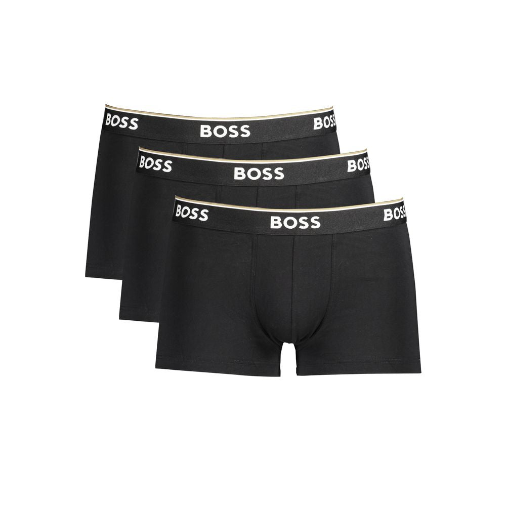 Hugo Boss Schwarze Baumwoll-Unterwäsche