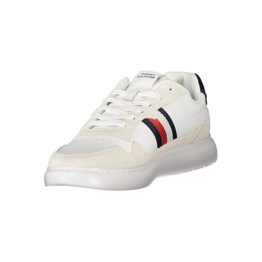 Tommy Hilfiger Weißer Polyester-Sneaker