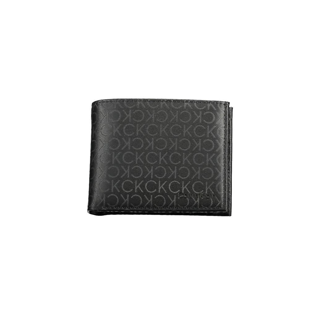 Calvin Klein Schwarzes Polyester-Portemonnaie