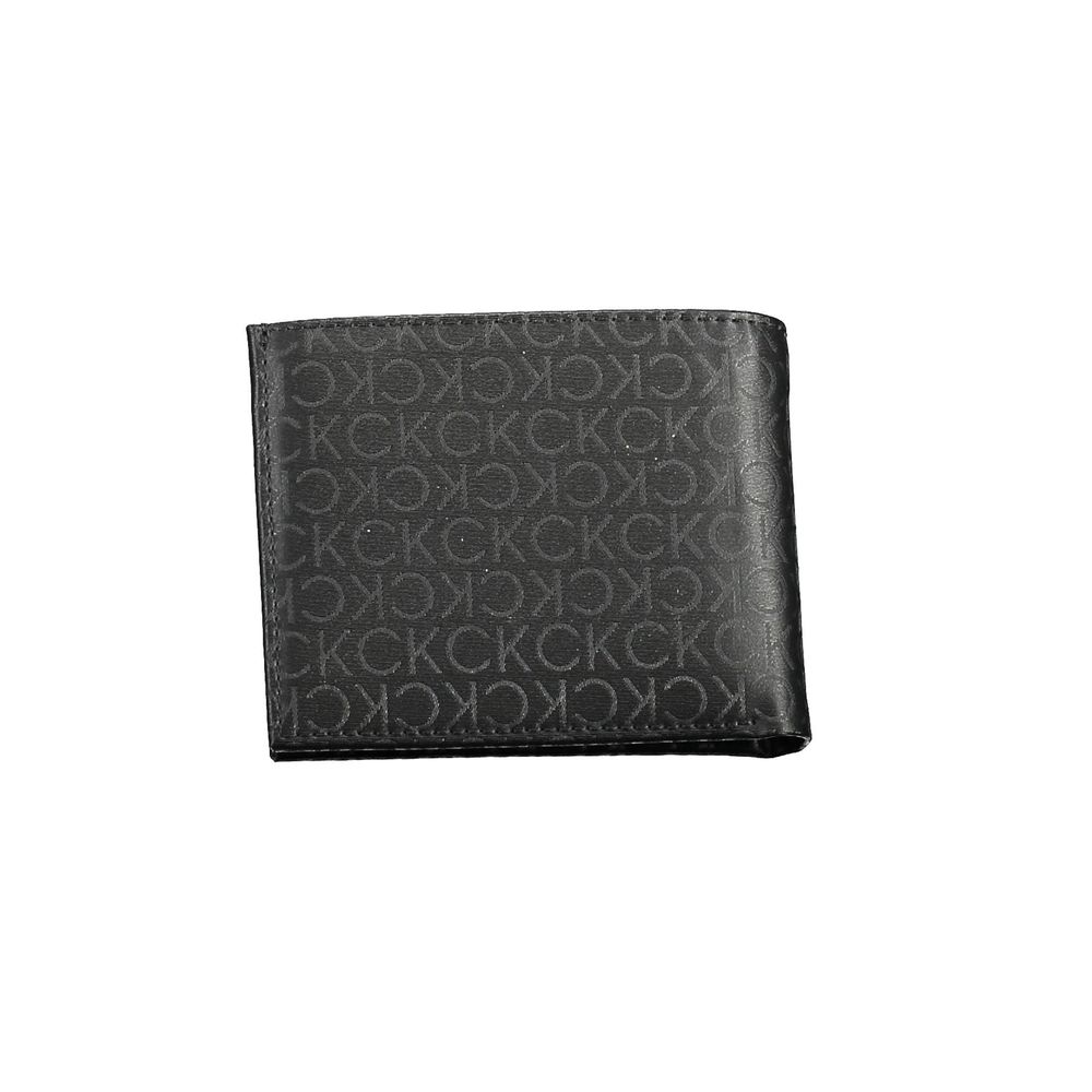 Calvin Klein Schwarzes Polyester-Portemonnaie