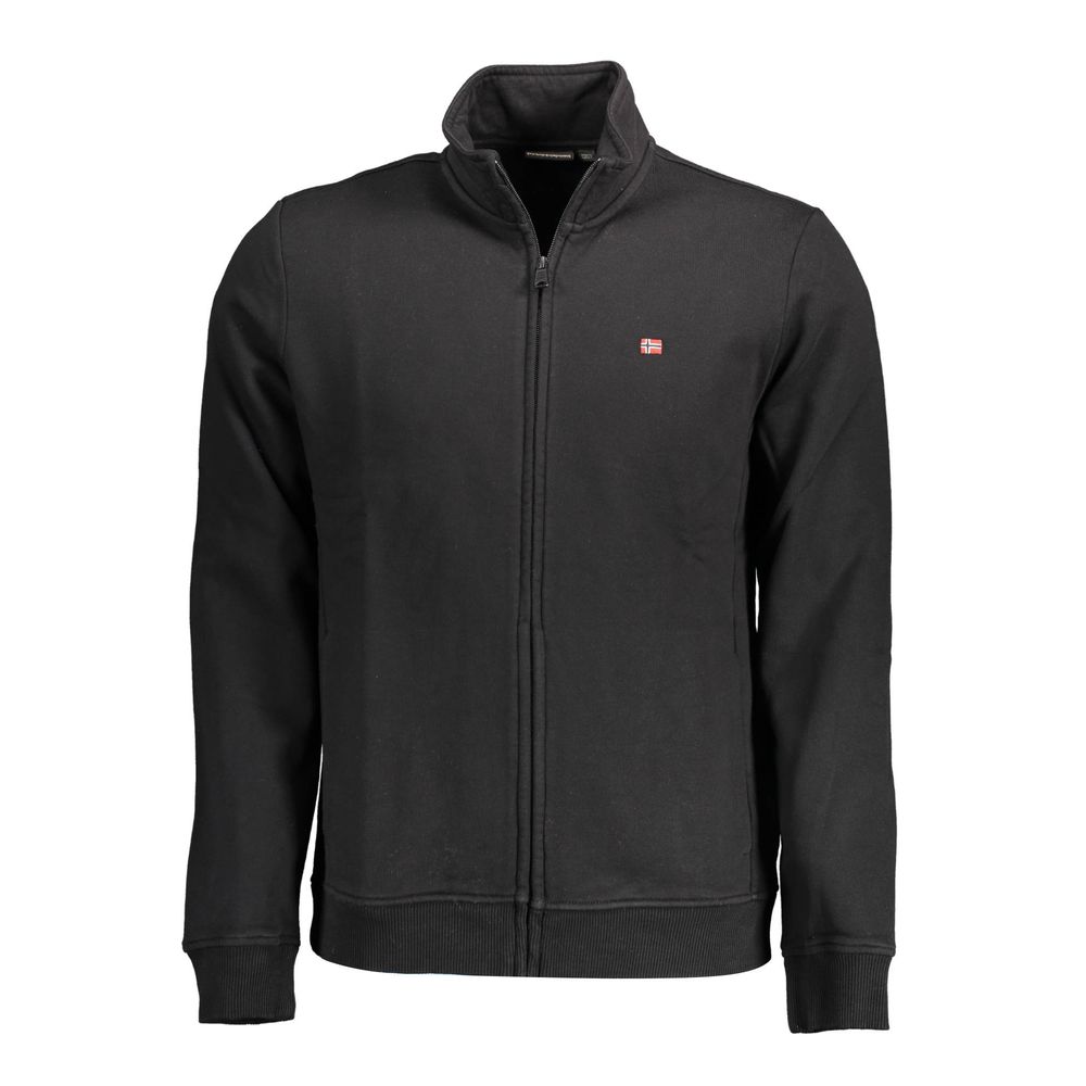 Napapijri Baumwoll-Sweatshirt in Schwarz