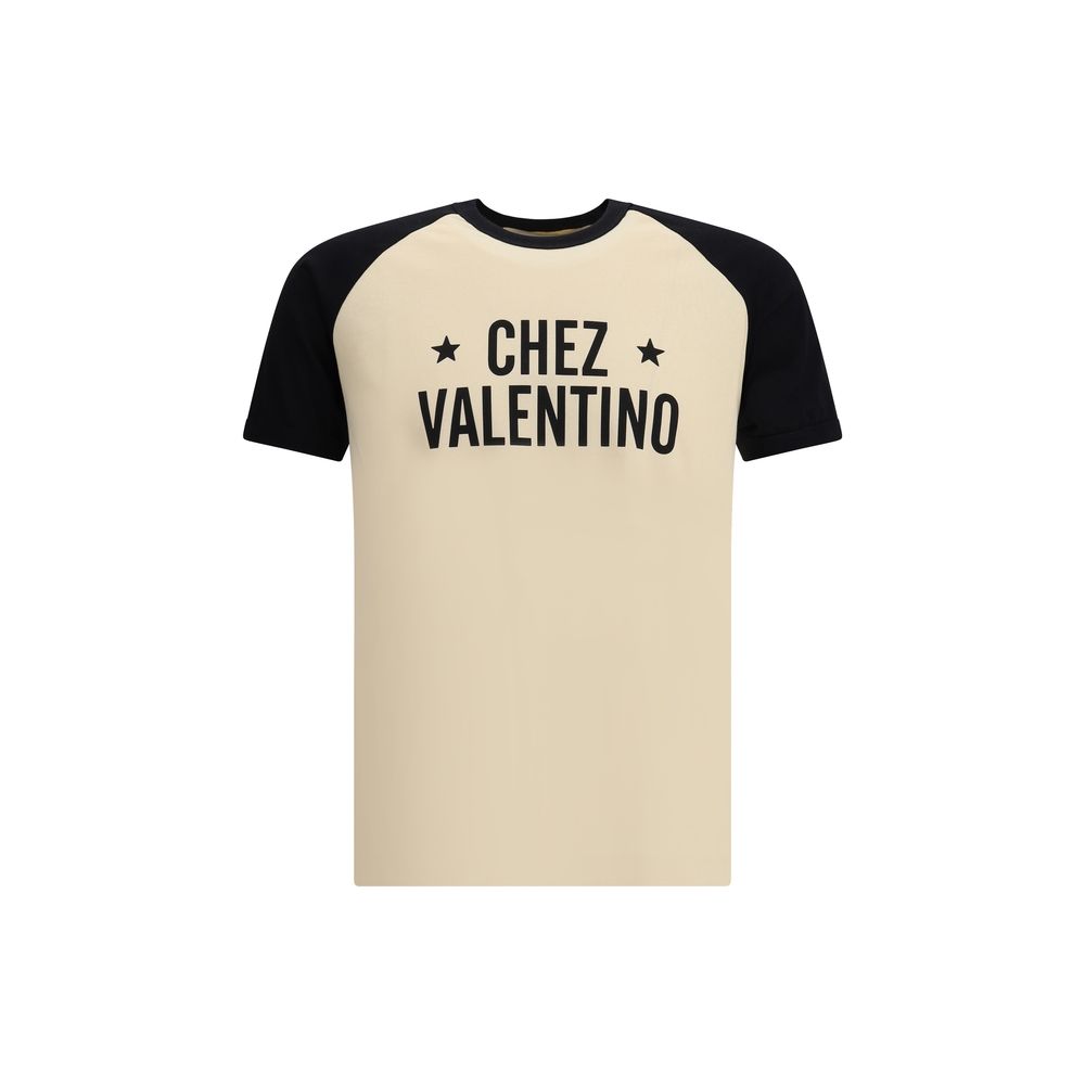 Valentino Baumwoll-T-Shirt in Creme
