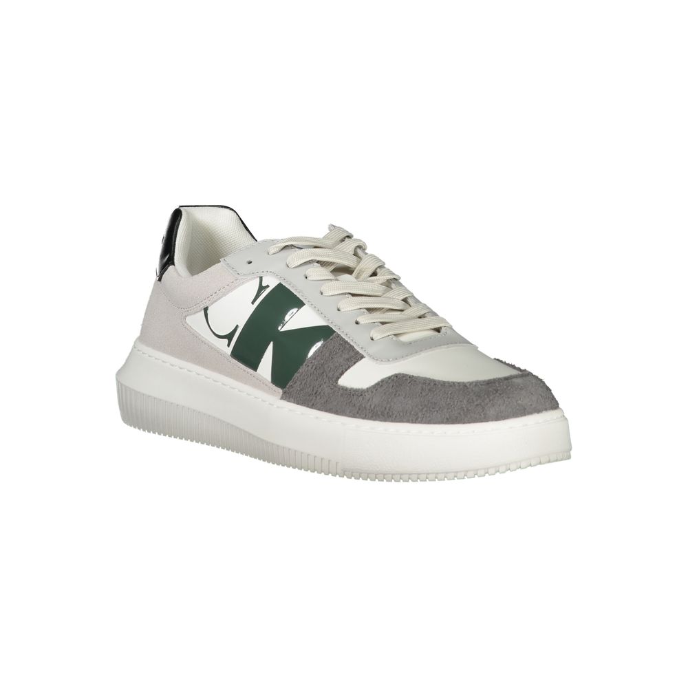 Calvin Klein Weißer Polyester-Sneaker