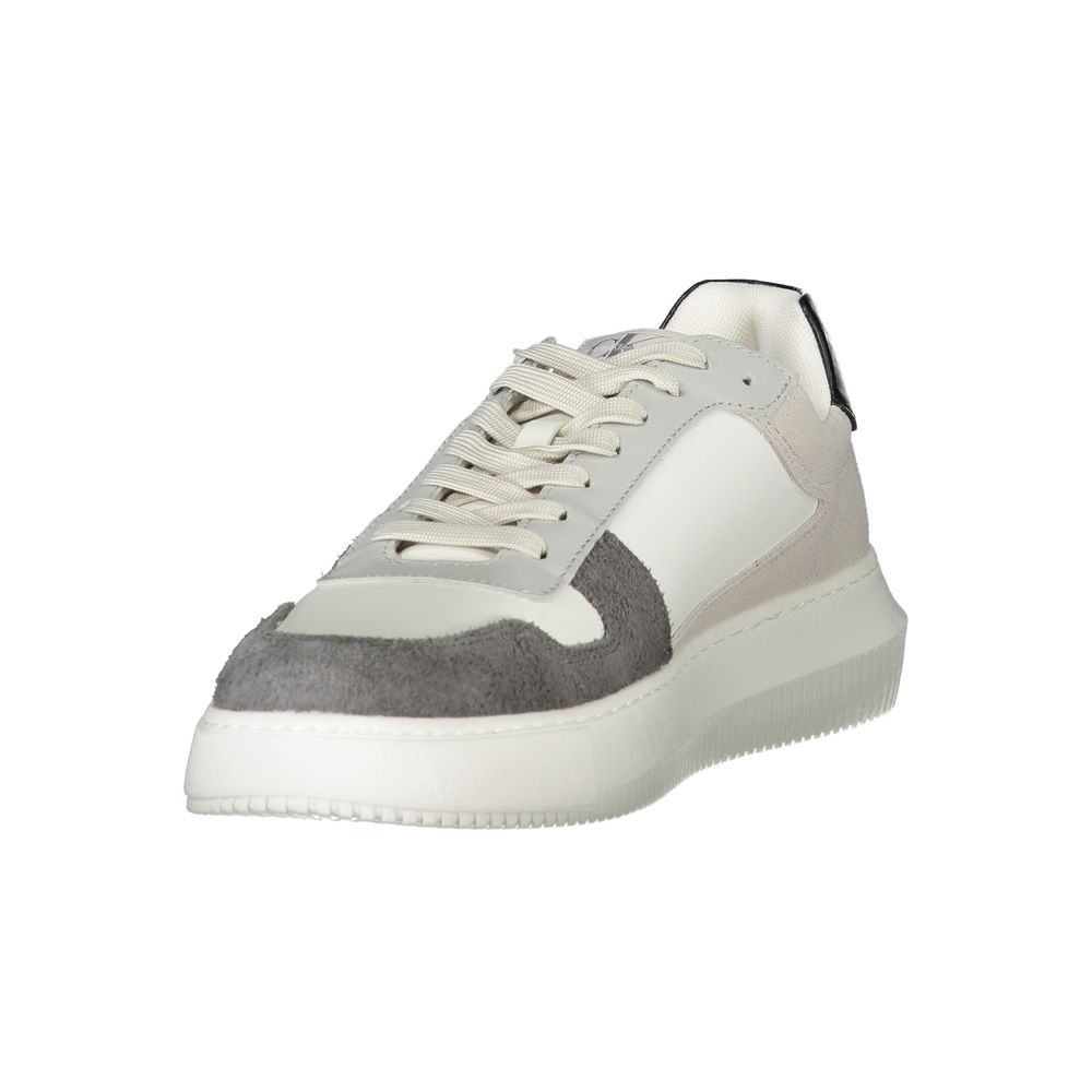 Calvin Klein Weißer Polyester-Sneaker