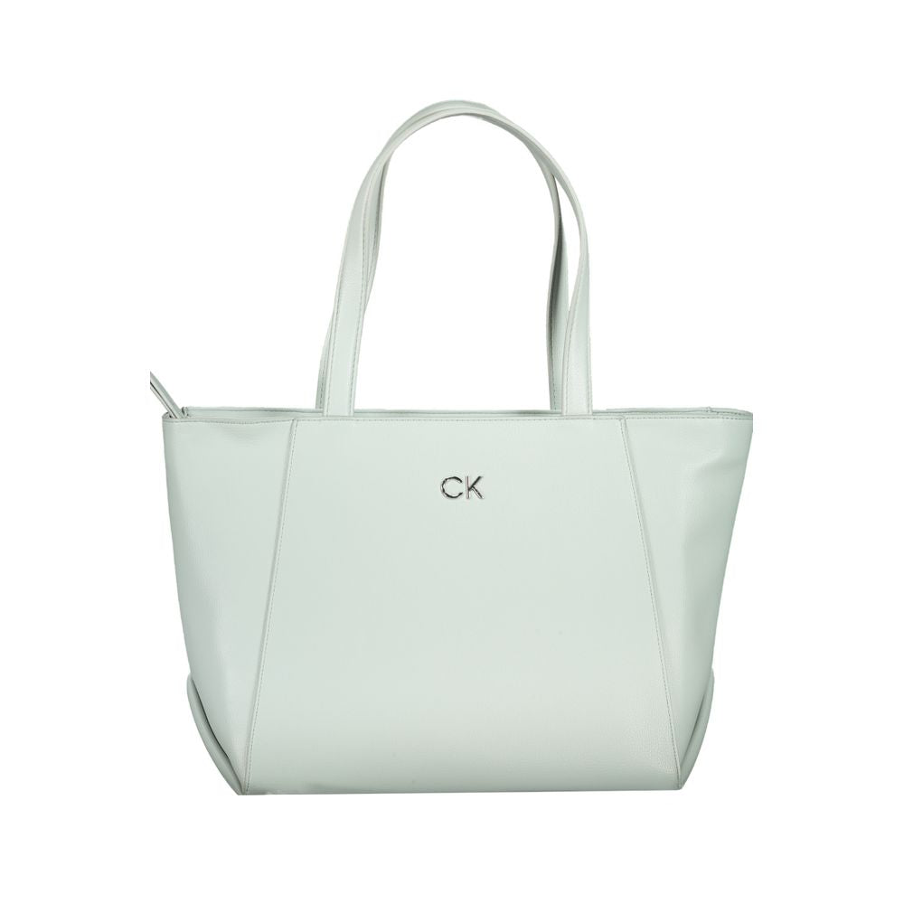 Calvin Klein Hellblau Polyethylen Frauen Handtasche