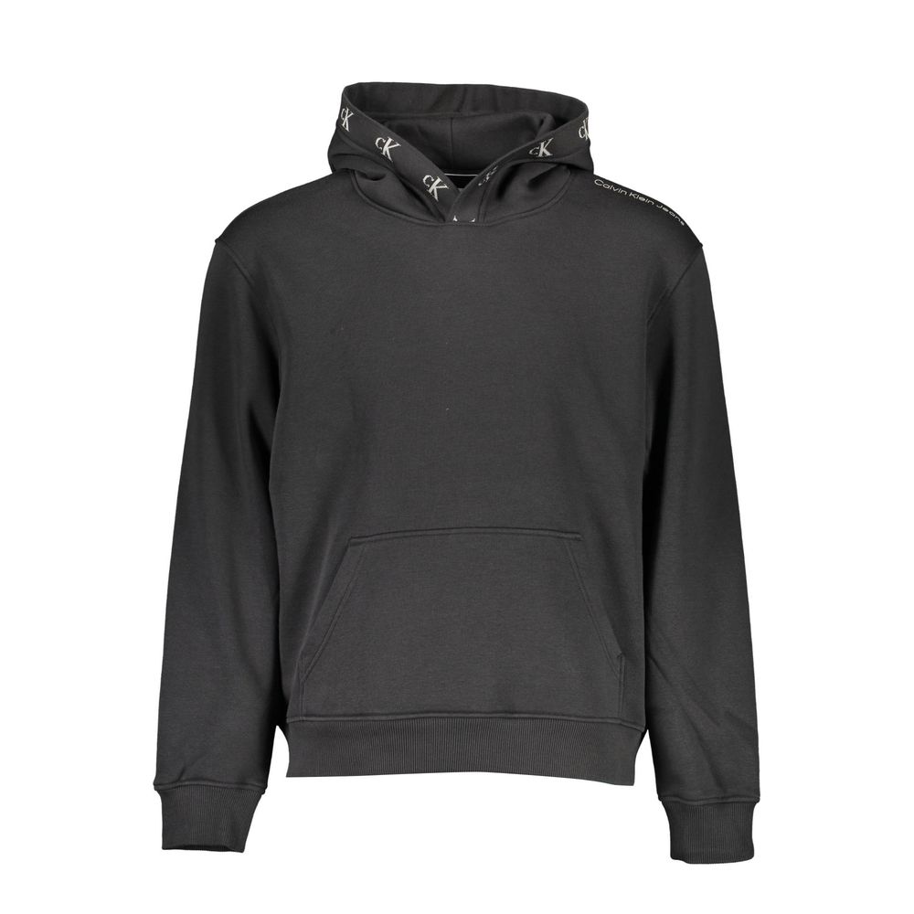 Calvin Klein Baumwoll-Sweatshirt in Schwarz