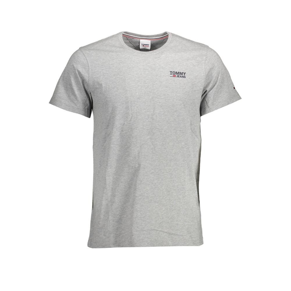 Tommy Hilfiger Graues Baumwoll-T-Shirt