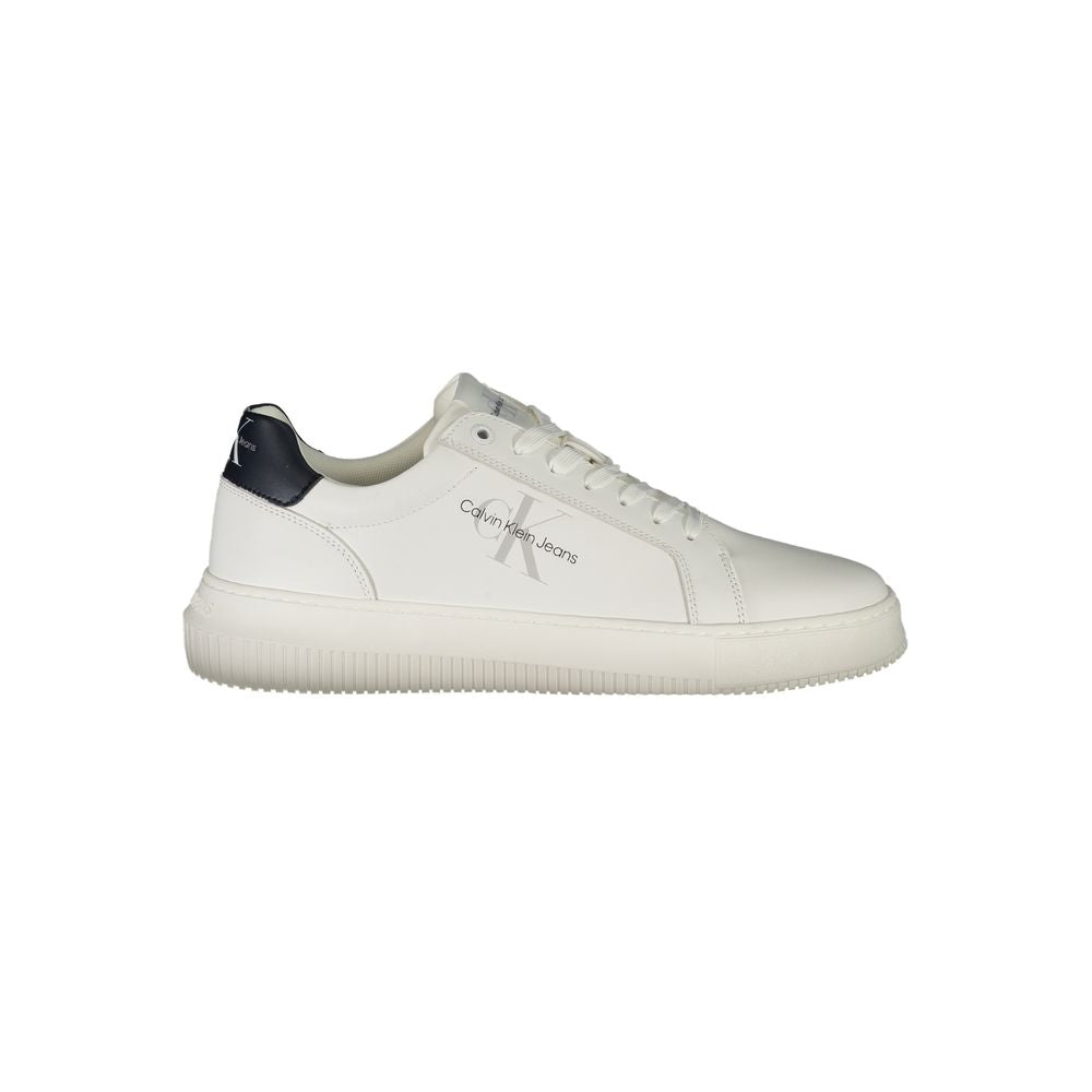 Calvin Klein Weißer Polyester-Sneaker