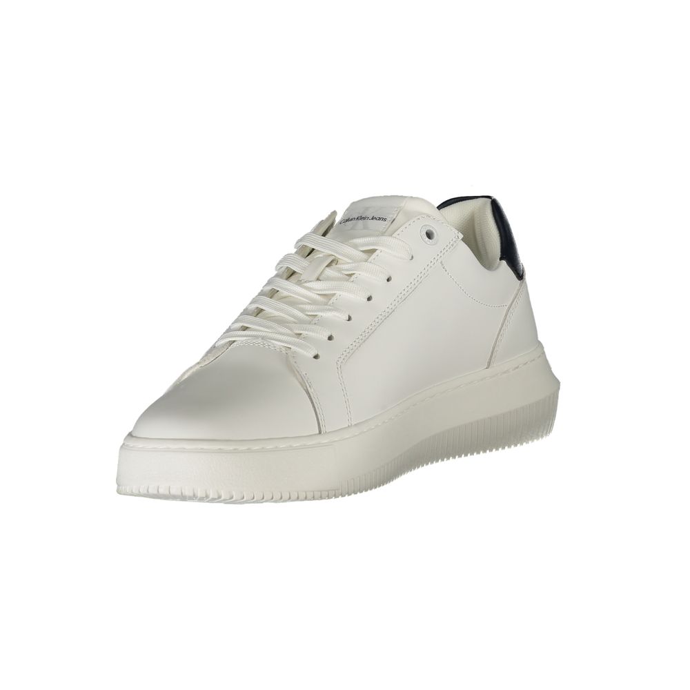 Calvin Klein Weißer Polyester-Sneaker
