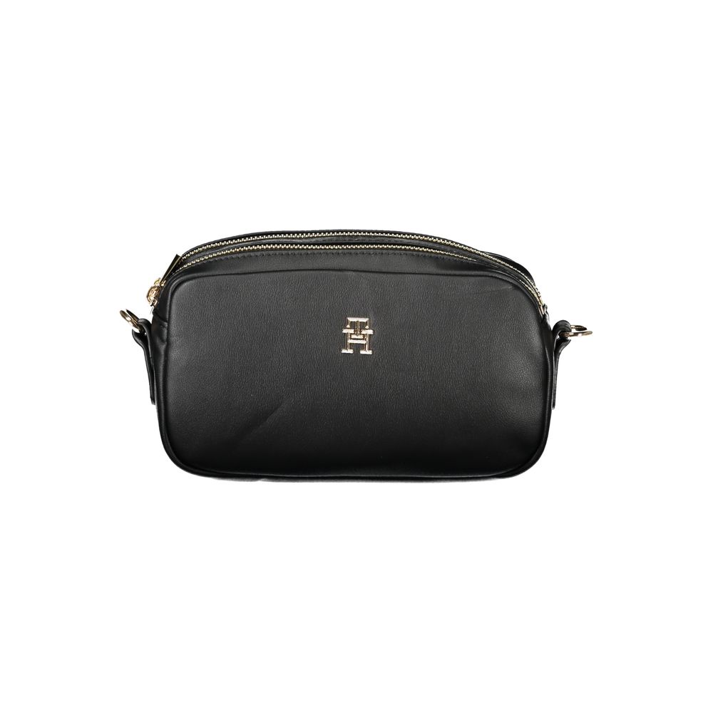 Tommy Hilfiger Schwarze Polyester-Handtasche