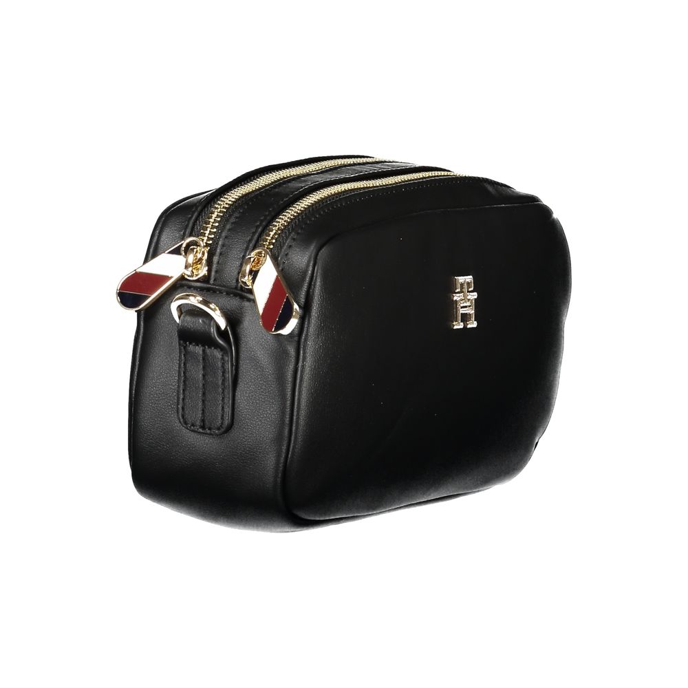 Tommy Hilfiger Schwarze Polyester-Handtasche