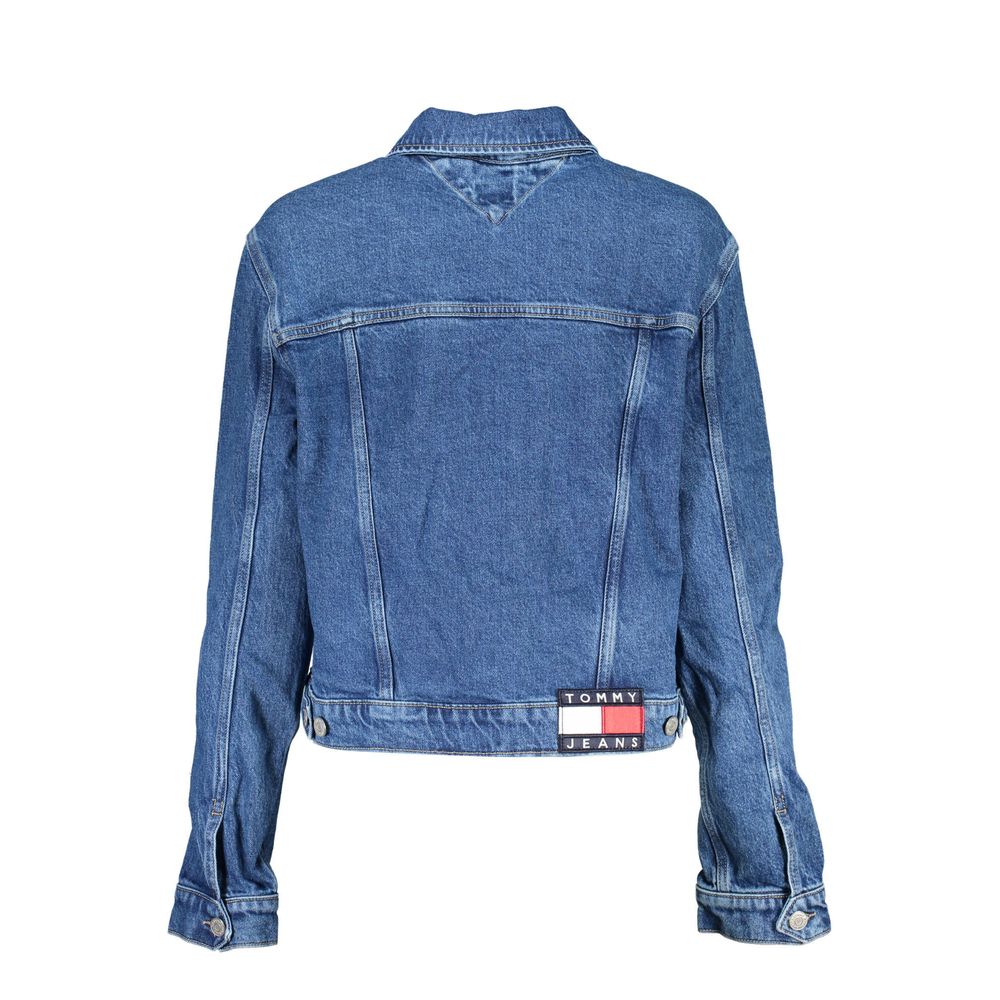 Tommy Hilfiger Blaue Baumwolljacken & Mantel