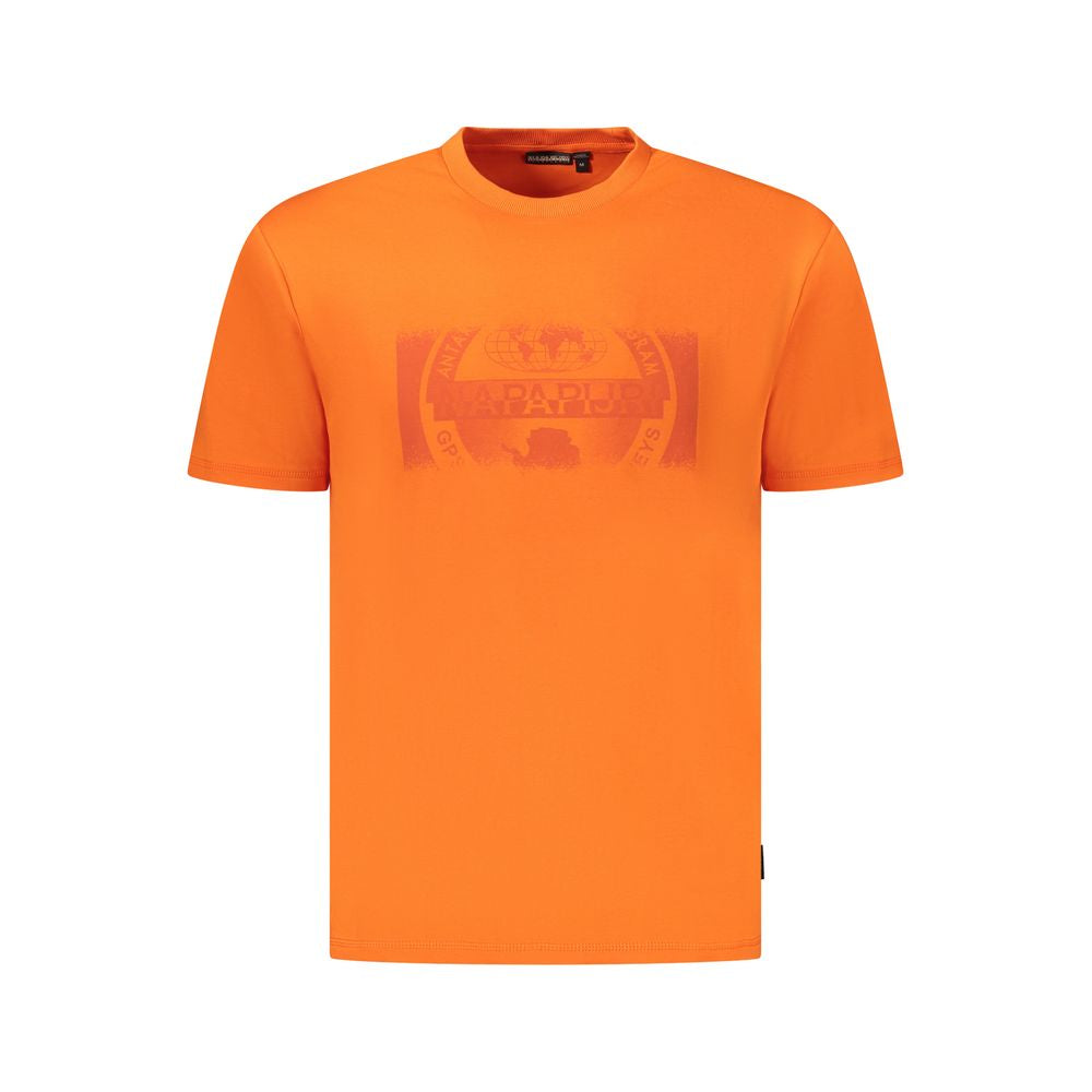 Napapijri Baumwoll-T-Shirt in Orange