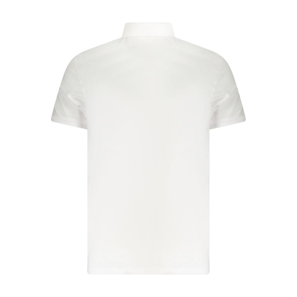 Calvin Klein Baumwoll-Poloshirt in Weiß