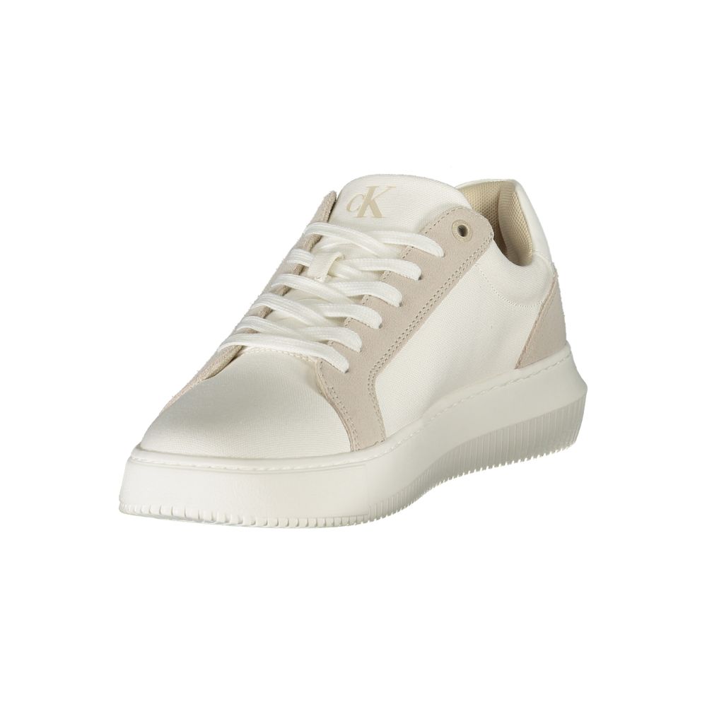 Calvin Klein Weißer Sneaker aus Polyester