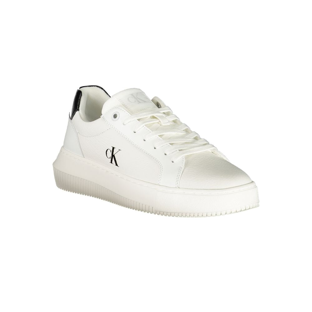 Calvin Klein Weißer Polyester-Sneaker