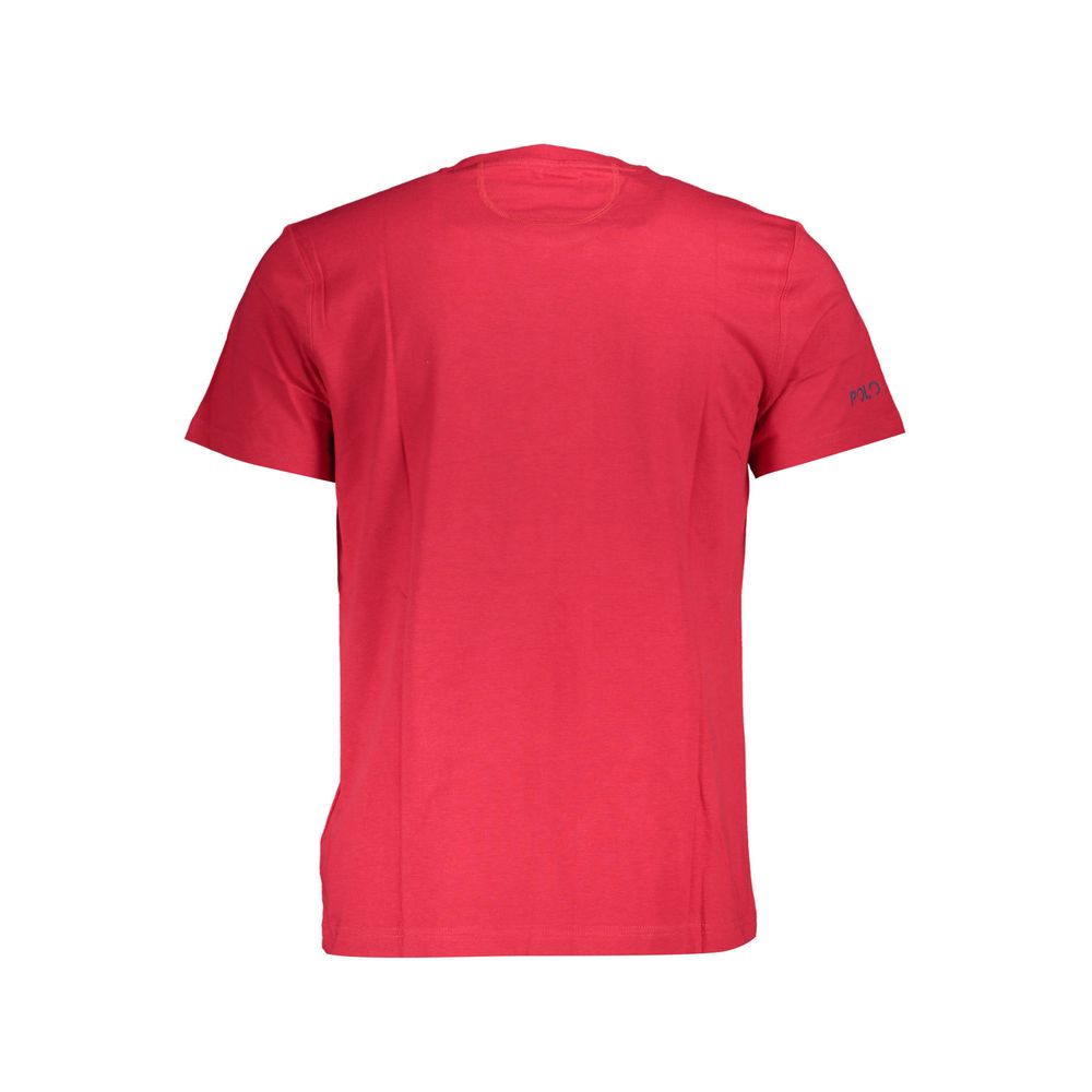 La Martina Baumwoll-T-Shirt in Rot